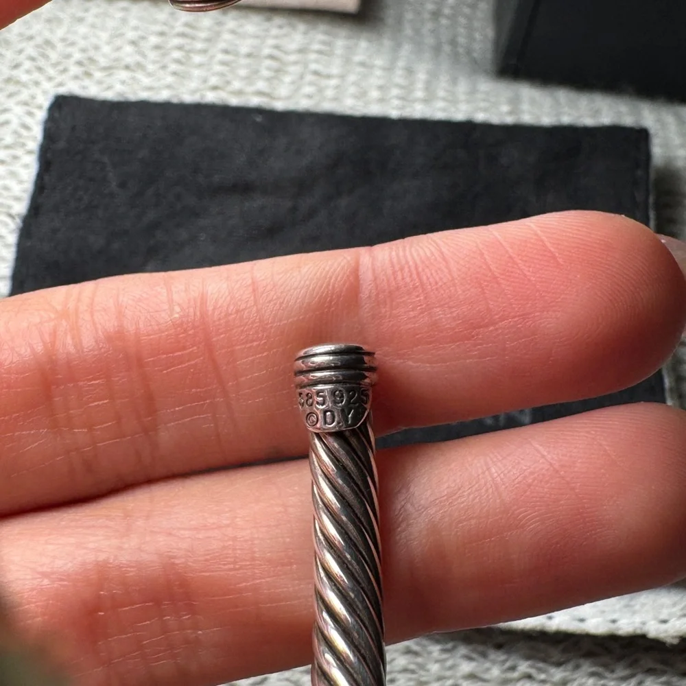 David Yurman Crossover Cable Bracelet 5mm Small - Picture 12 of 13